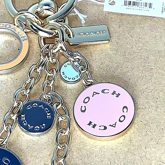 COACH BAG CHARM CLUSTER NWT - Picture 6 of 8